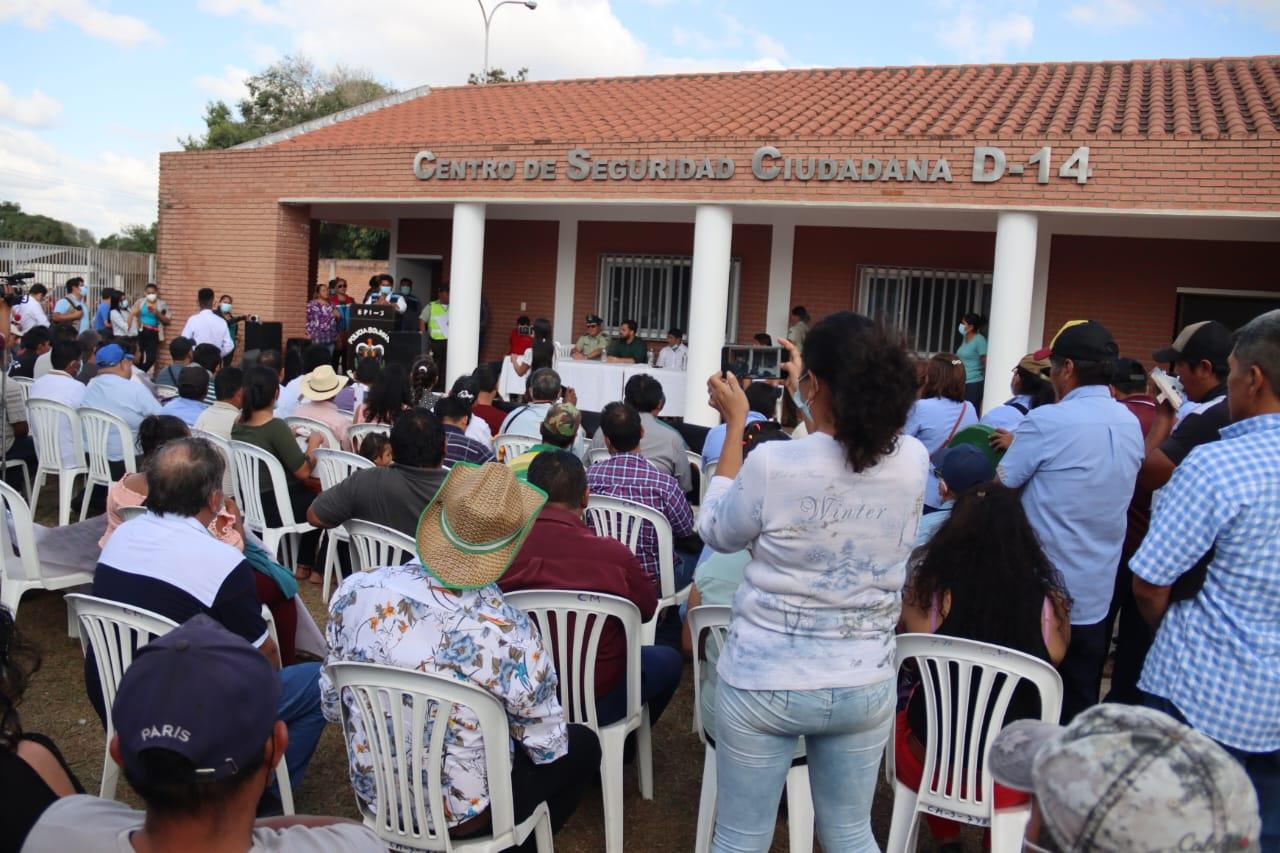 ABI Inauguran m dulo policial en la comunidad El Paurito de