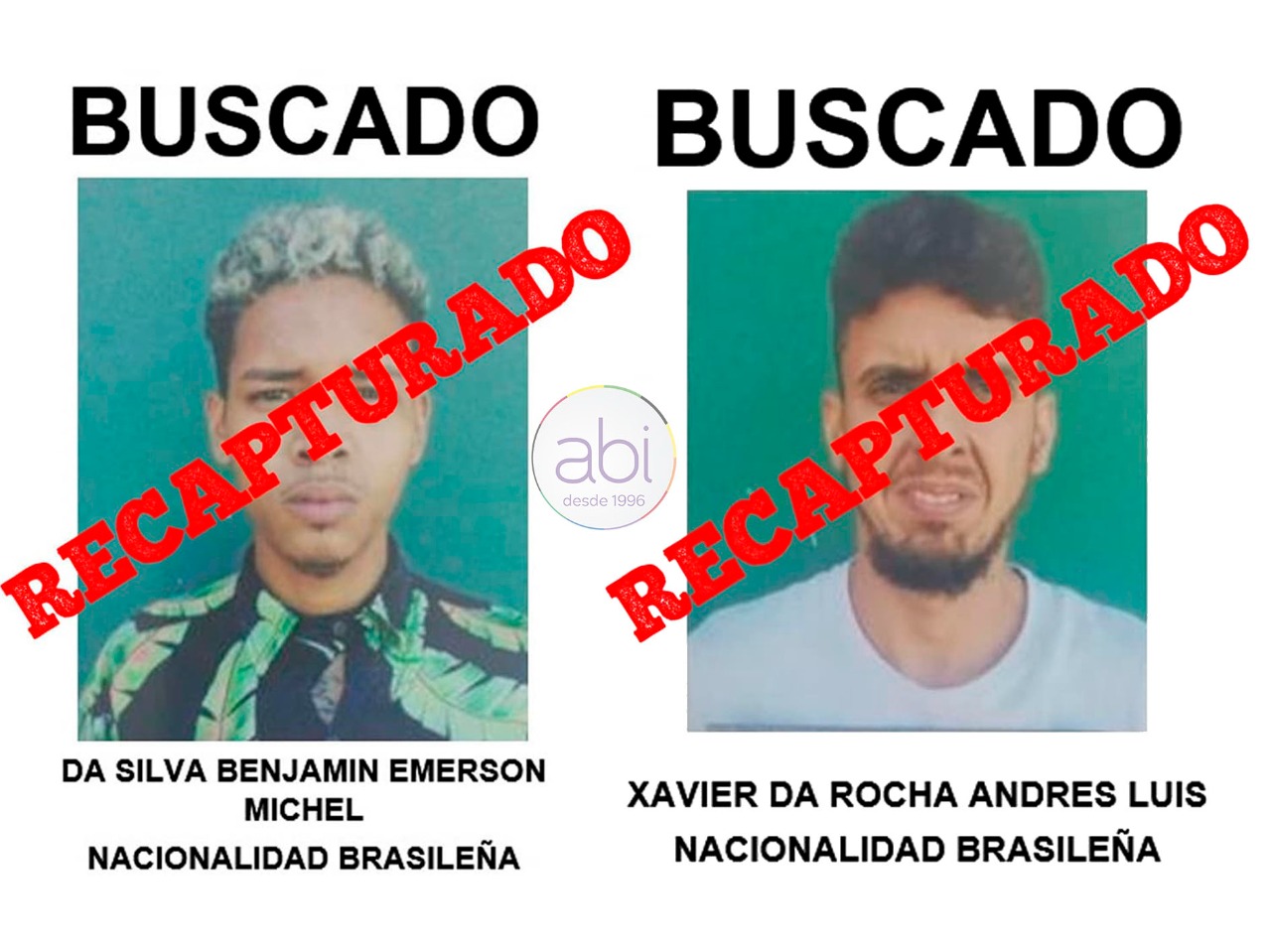 Sicarios brasileños recapturados fueron trasladados a penales de máxima seguridad