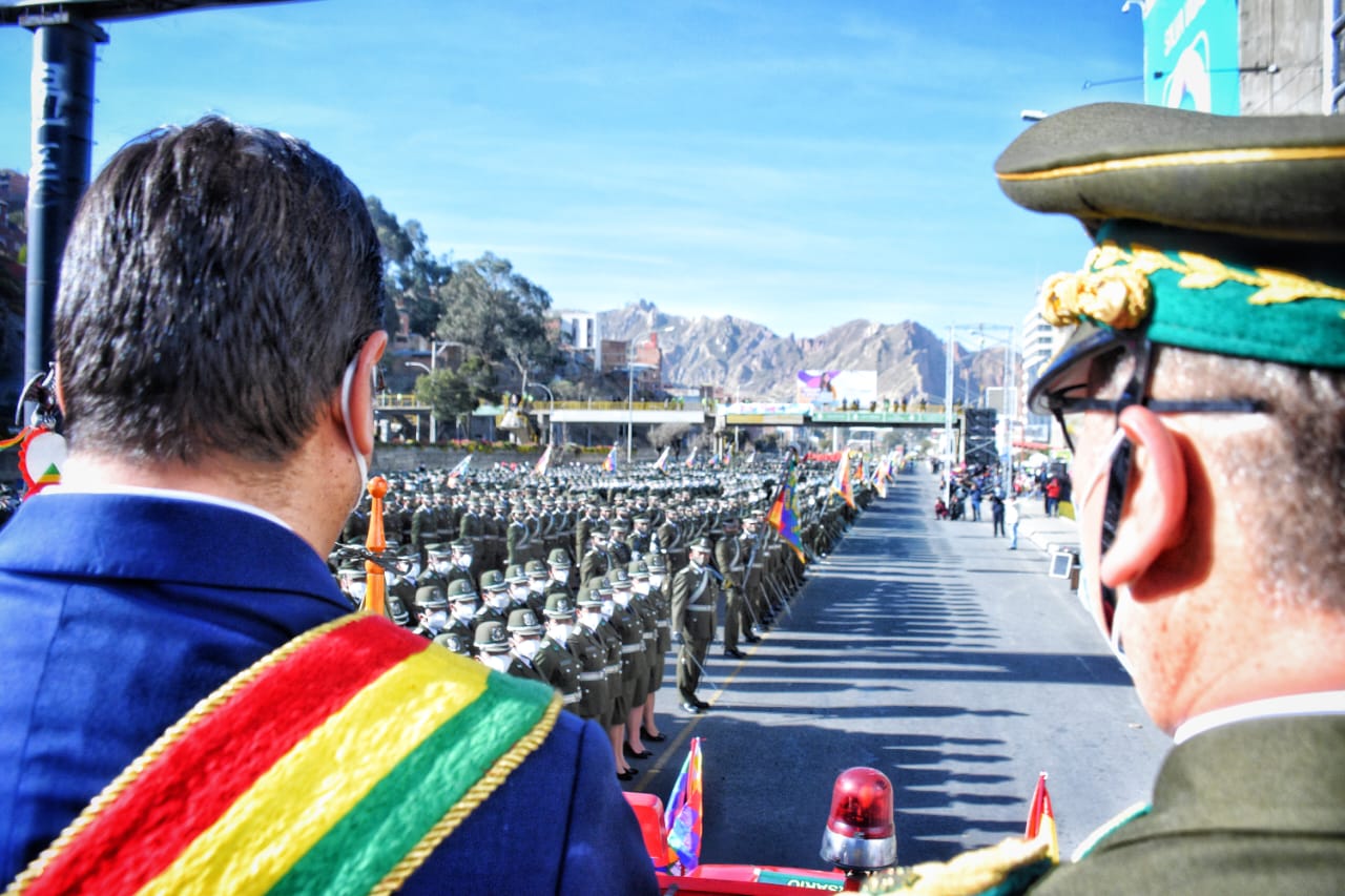 Presidente Arce pide consolidar la reforma estructural de la Policía Boliviana y destituir a malos funcionarios 