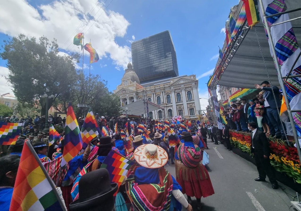Ministra Navia: La marcha del 22 de enero mostró el apoyo al Gobierno y el reconocimiento por el retorno de la democracia