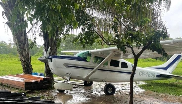 Felcn secuestra una avioneta y aprehende a dos venezolanos en San Borja