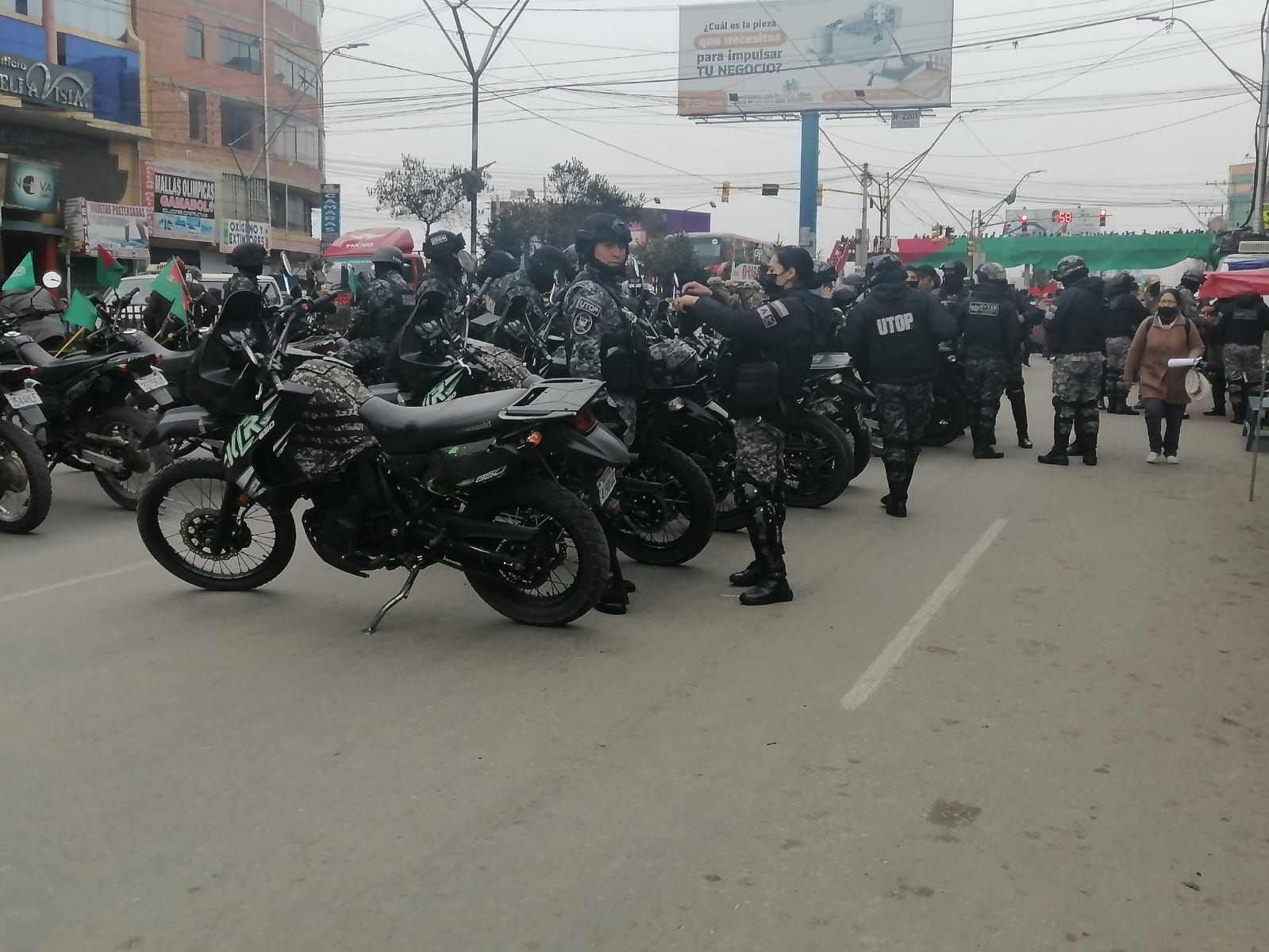 Más de 1.800 efectivos policiales fueron desplazados para controlar la seguridad en todas las actividades festivas de El Alto
