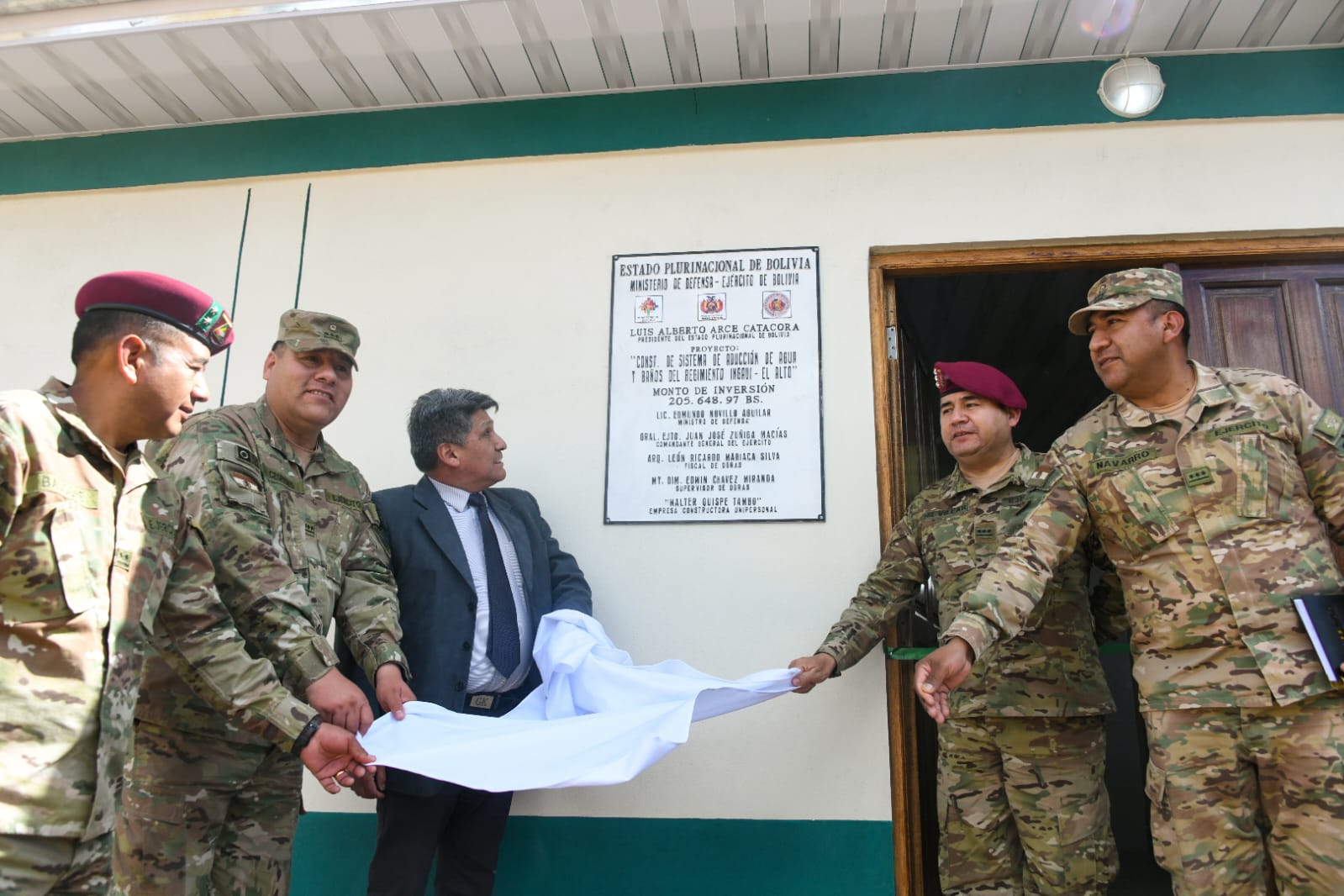 Regimiento Militar Ingavi cuenta con un sistema de aducción de agua 