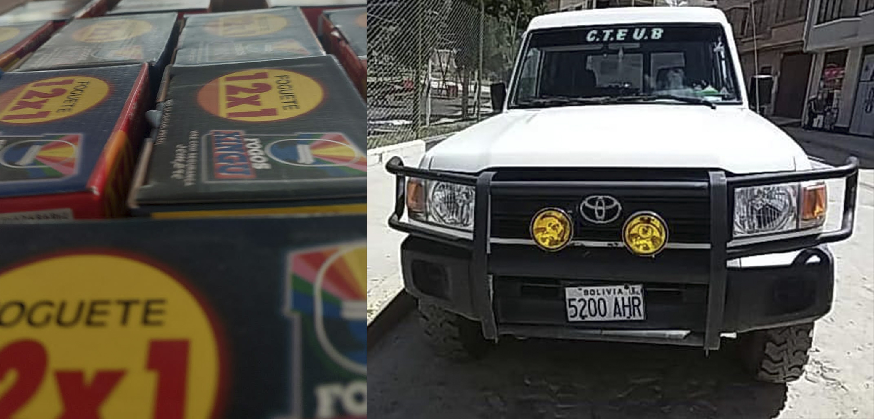 Tres delitos pesan sobre los profesores aprehendidos en posesión de explosivos 