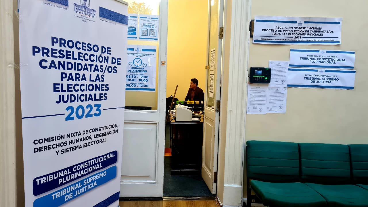 Legislativo suspende preselección de candidatos a las judiciales por acción de un amparo constitucional