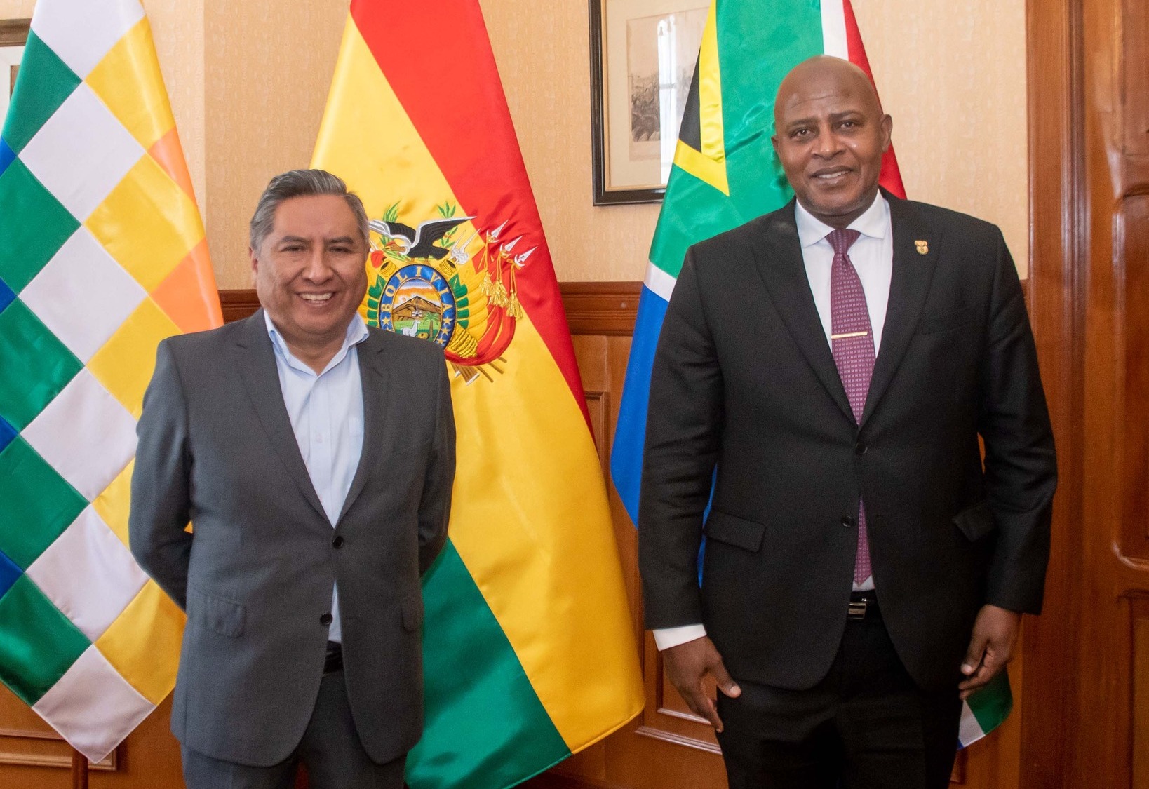 Bolivia y Sudáfrica acuerdan fortalecer relación bilateral y perfilan mecanismo de consultas políticas