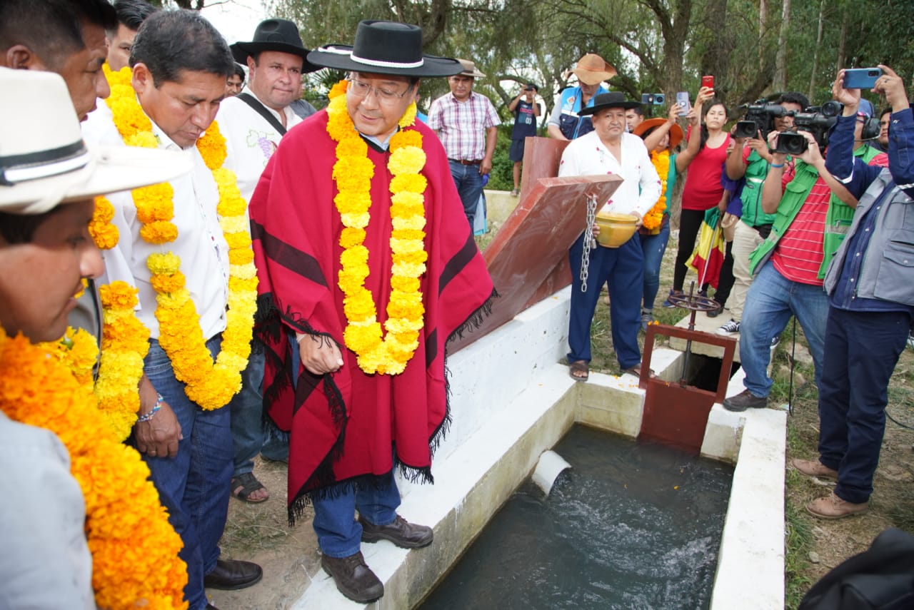 En Tarija entregan sistema de riego para mejorar la productividad y producción de más de 1.000 hectáreas