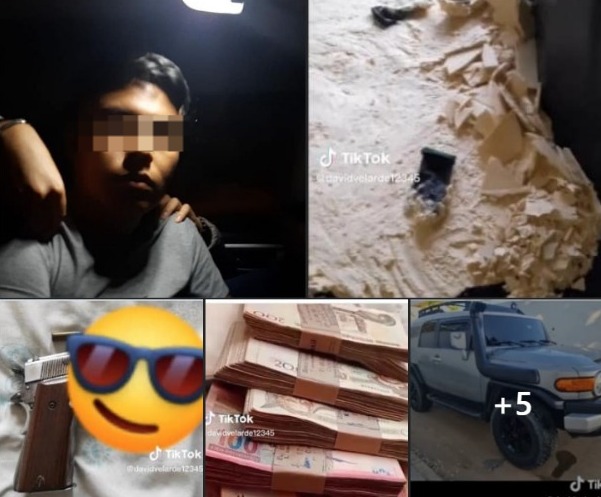 Tiktoker es arrestado por apología del delito al ostentar dinero y presuntas drogas en RRSS