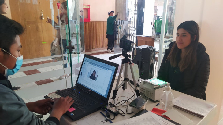 Más de cuatro mil jóvenes orureños se registraron en el Padrón Electoral Biométrico en el primer trimestre de 2023