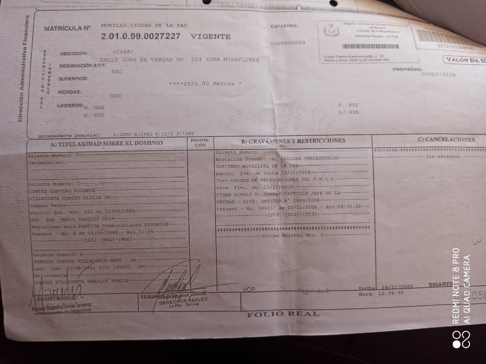 Denuncian a sacerdote por poner a su nombre dos bienes inmuebles de tres personas de la tercera edad