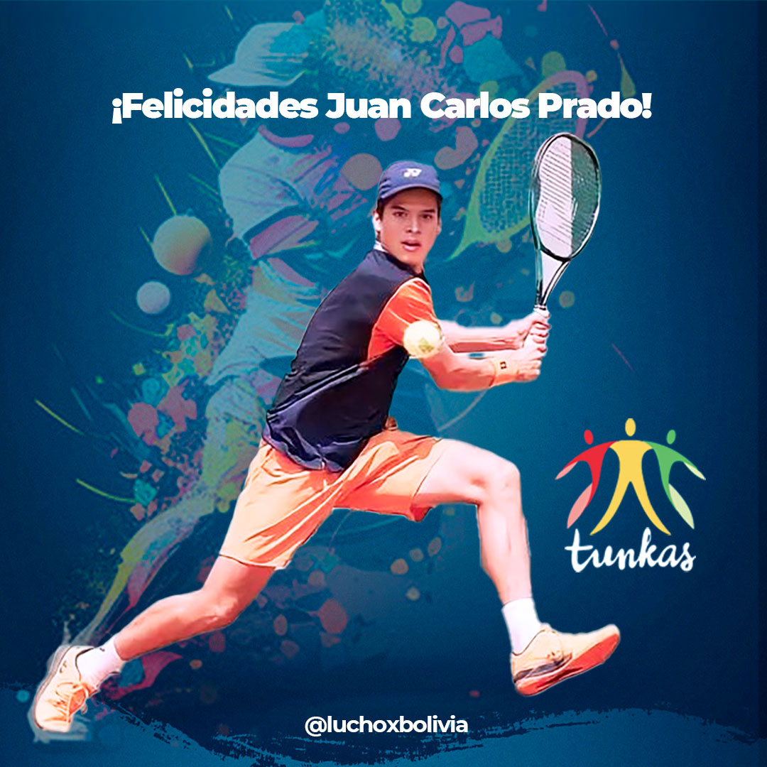 Presidente saluda al tenista boliviano Juan Carlos Prado que avanzó a la final del Roland Garros