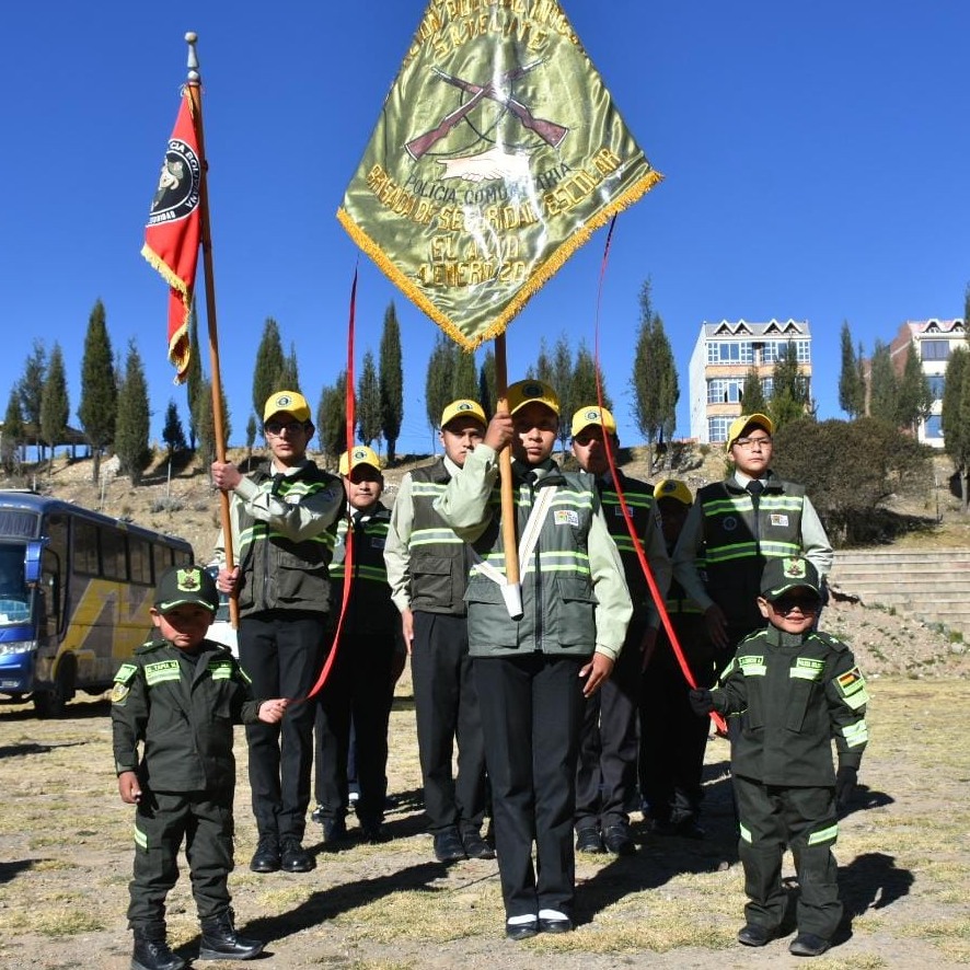 Más de 1.000 niños y niñas participan de las Brigadas Escolares de Seguridad en El Alto