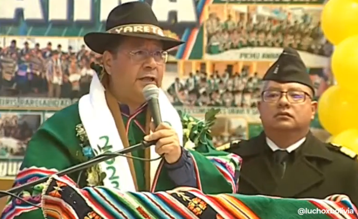 Presidente Arce alerta que la propuesta de Constitución de Goni invisibiliza nuevamente a los pueblos indígena originarios