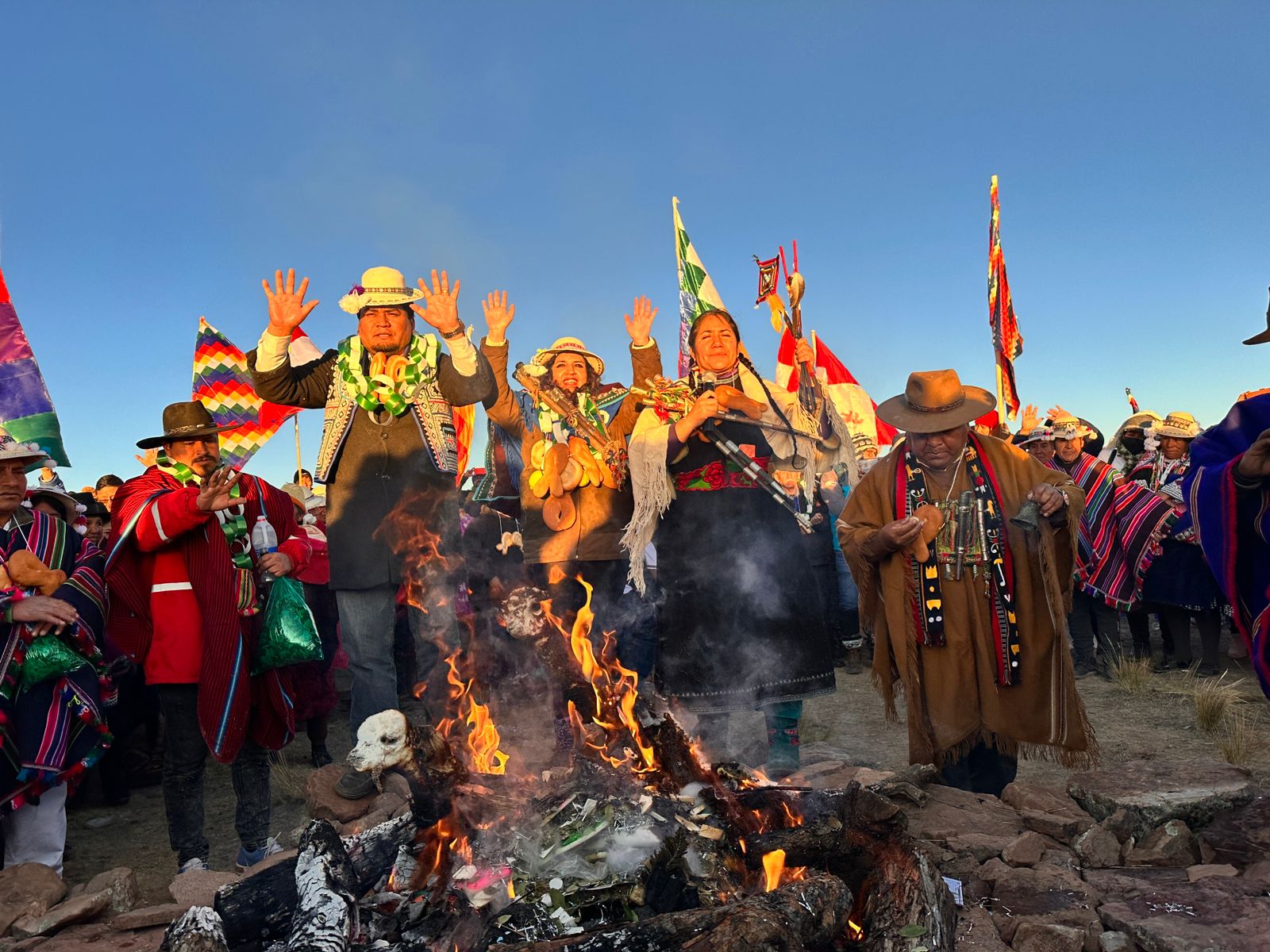 Ministra Castro llama a la unidad de los bolivianos al recibir año nuevo 5531