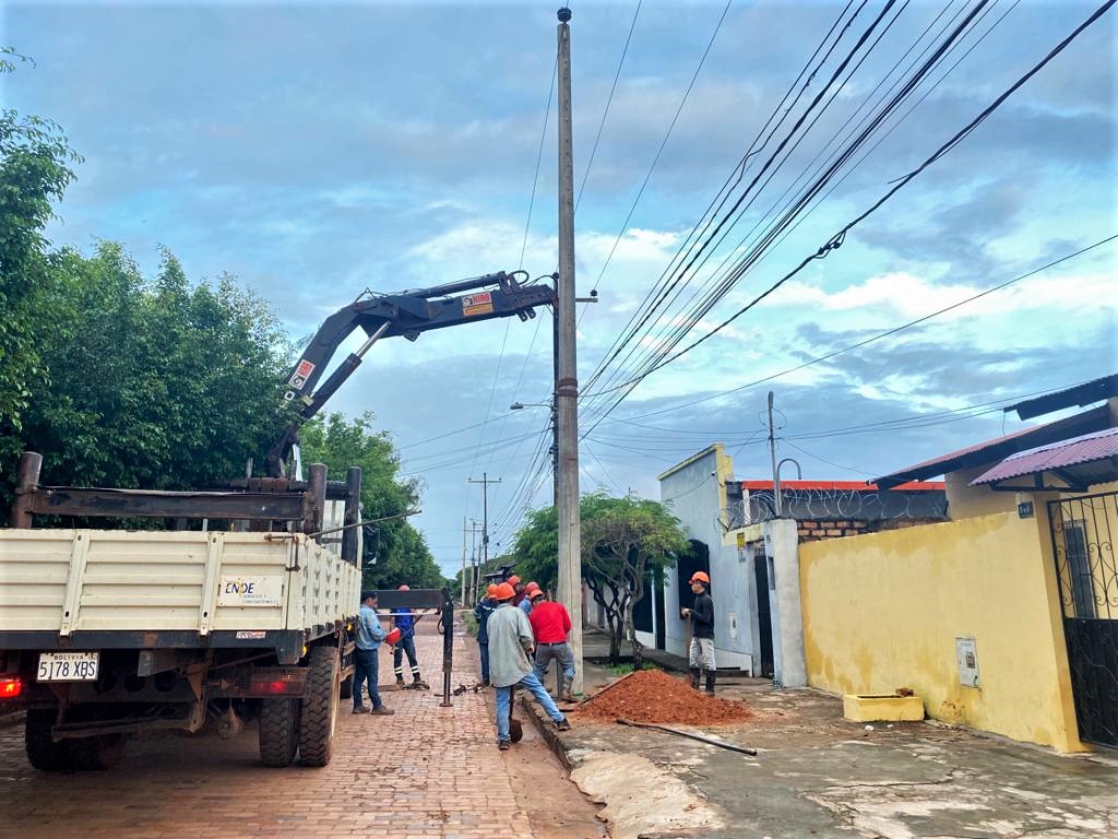ENDE reducirá cortes eléctricos en Riberalta con la red compacta de media tensión