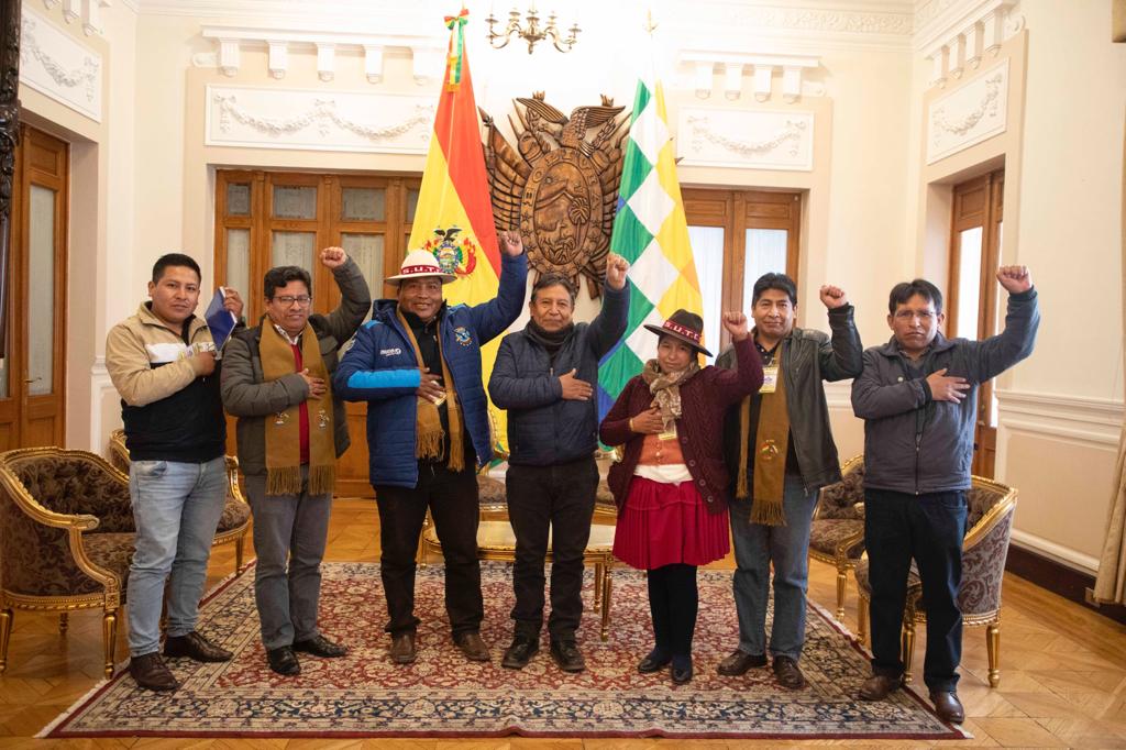 Campesinos de Oruro respaldan al gobierno de Arce y exigen al Legislativo acompañar la gestión