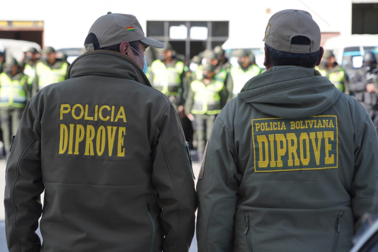 Diprove recupera seis vehículos con denuncia de robo internacional en Santa Cruz 