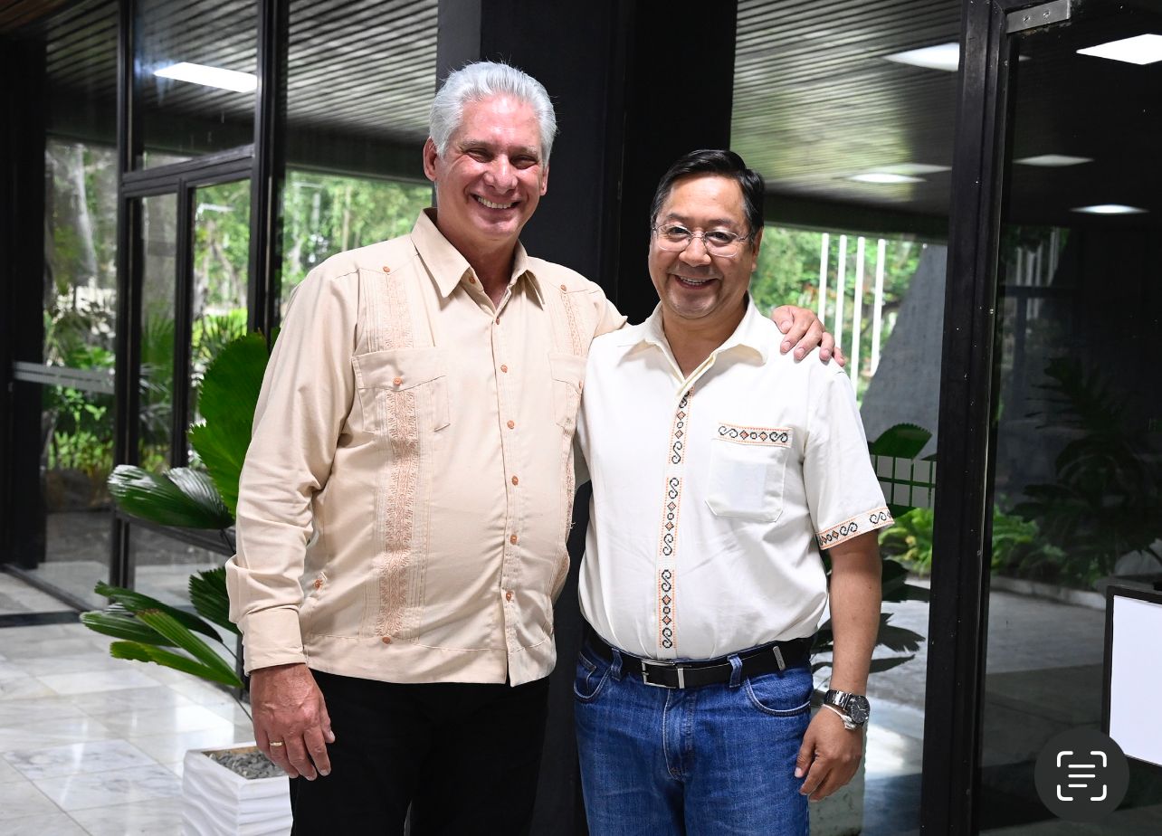 Presidente afirma que Bolivia y Cuba avanzan en la seguridad con soberanía alimentaria, salud, educación y turismo