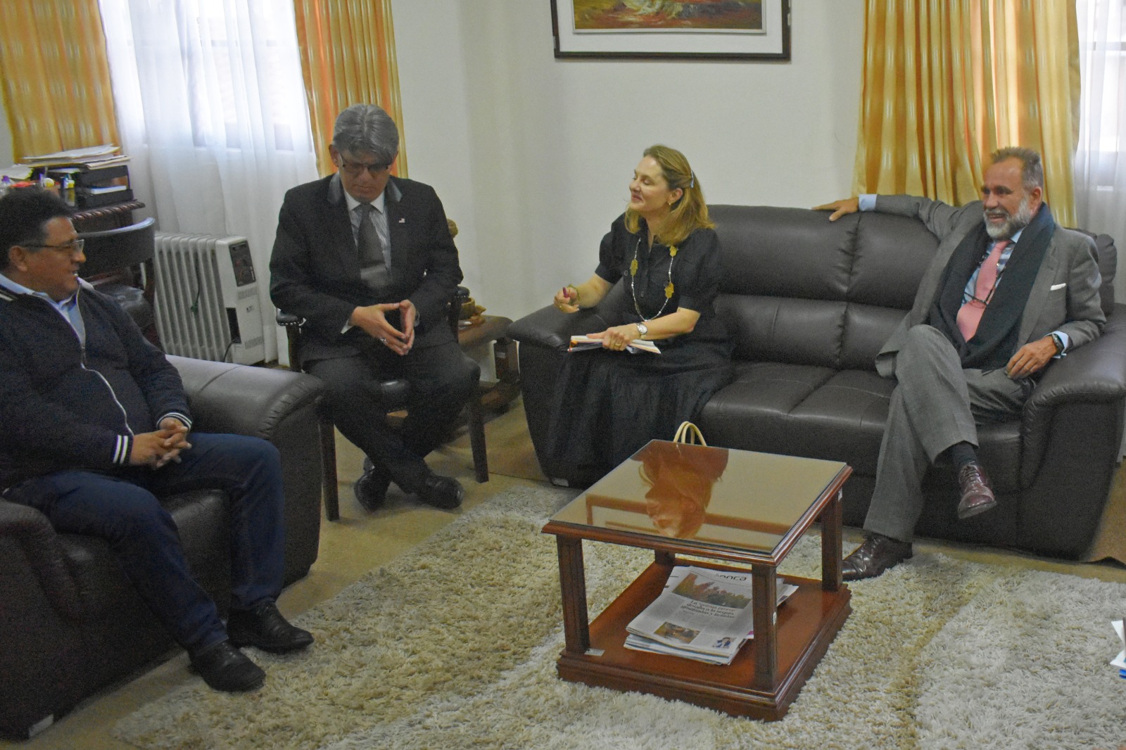 Desarrollo rural y seguridad alimentaria con enfoque de género, temas de interés de la Princesa de Jordania que visita Bolivia