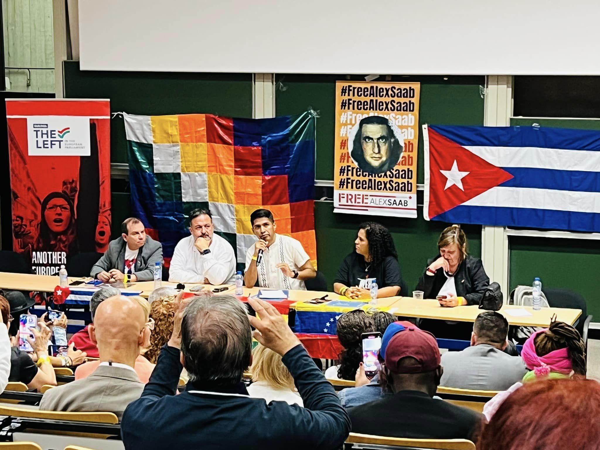 Presidente del Senado destaca inclusión social de Bolivia en la Cumbre de los Pueblos en Bruselas