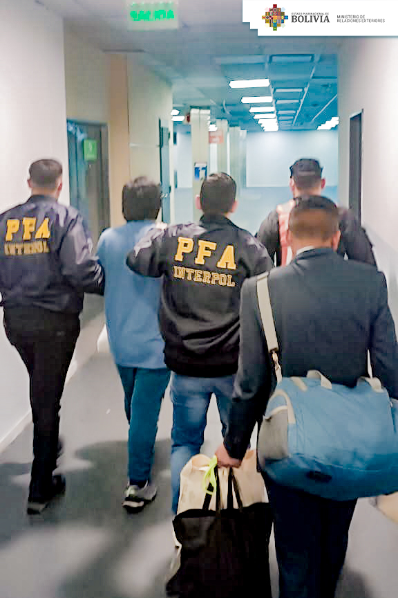 Cancillería concreta extradición de un prófugo boliviano desde Argentina