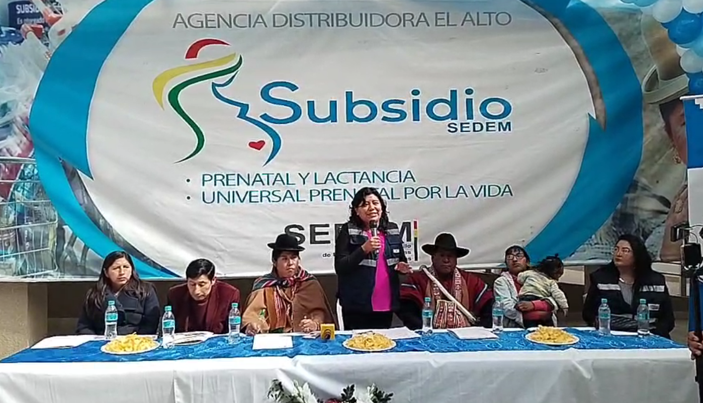 Sedem abre nueva agencia para distribución de los subsidios en la zona Villa Tunari de El Alto