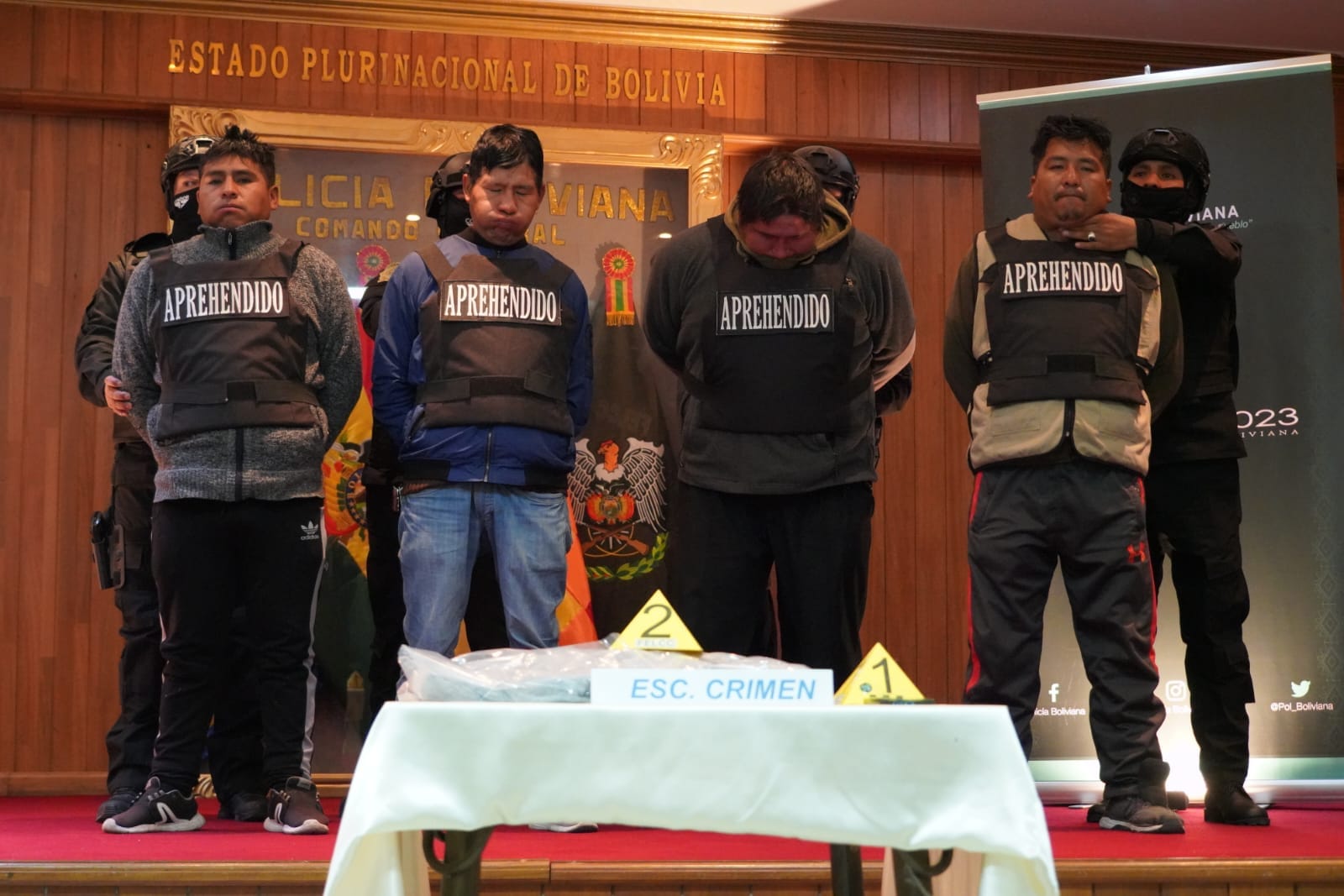 Felcc desbarata organización criminal y aprehende a cuatro de sus integrantes en El Alto