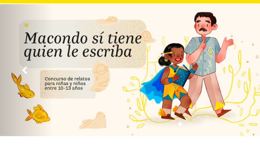 Educación y la CAF convocan a niños de 10 a 13 años al concurso de relatos "Macondo sí tiene quien le escriba"