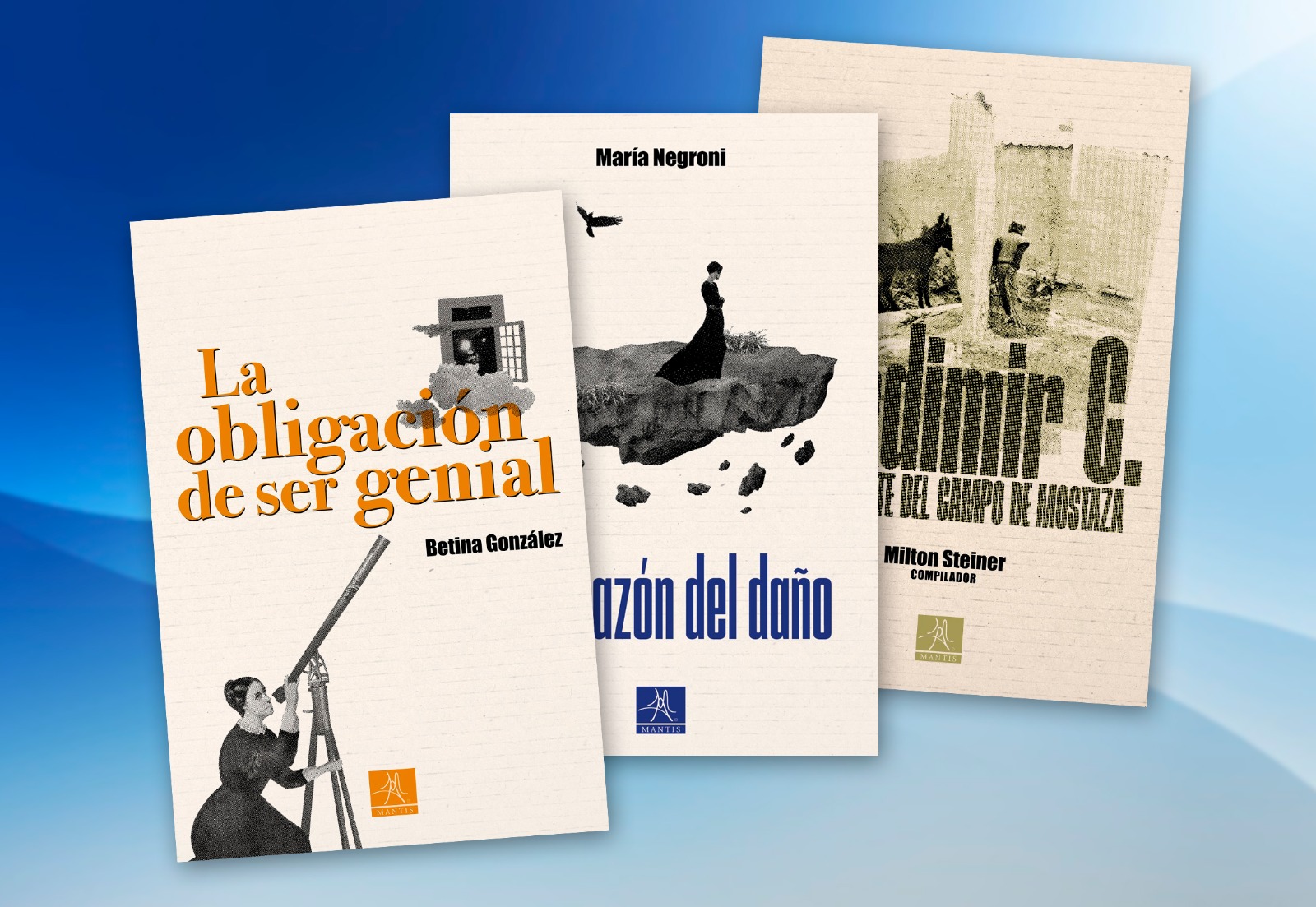 La colección de libros de Mantis.