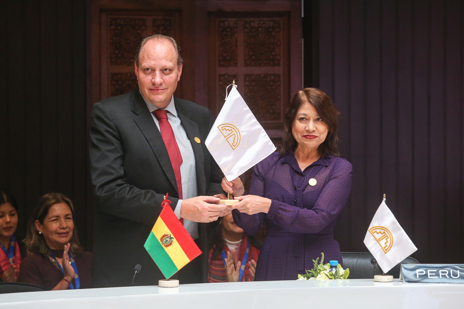 El Estado Plurinacional de Bolivia asumió la Presidencia Pro Tempore de la Comunidad Andina. Foto: CAN.