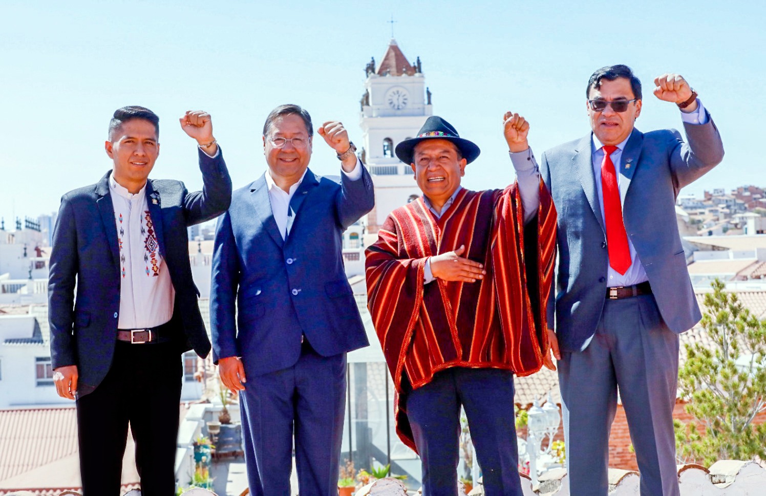 Presidente destaca al Estado Plurinacional orgulloso de sus raíces, con redistribución de riqueza y priorización de sectores vulnerables