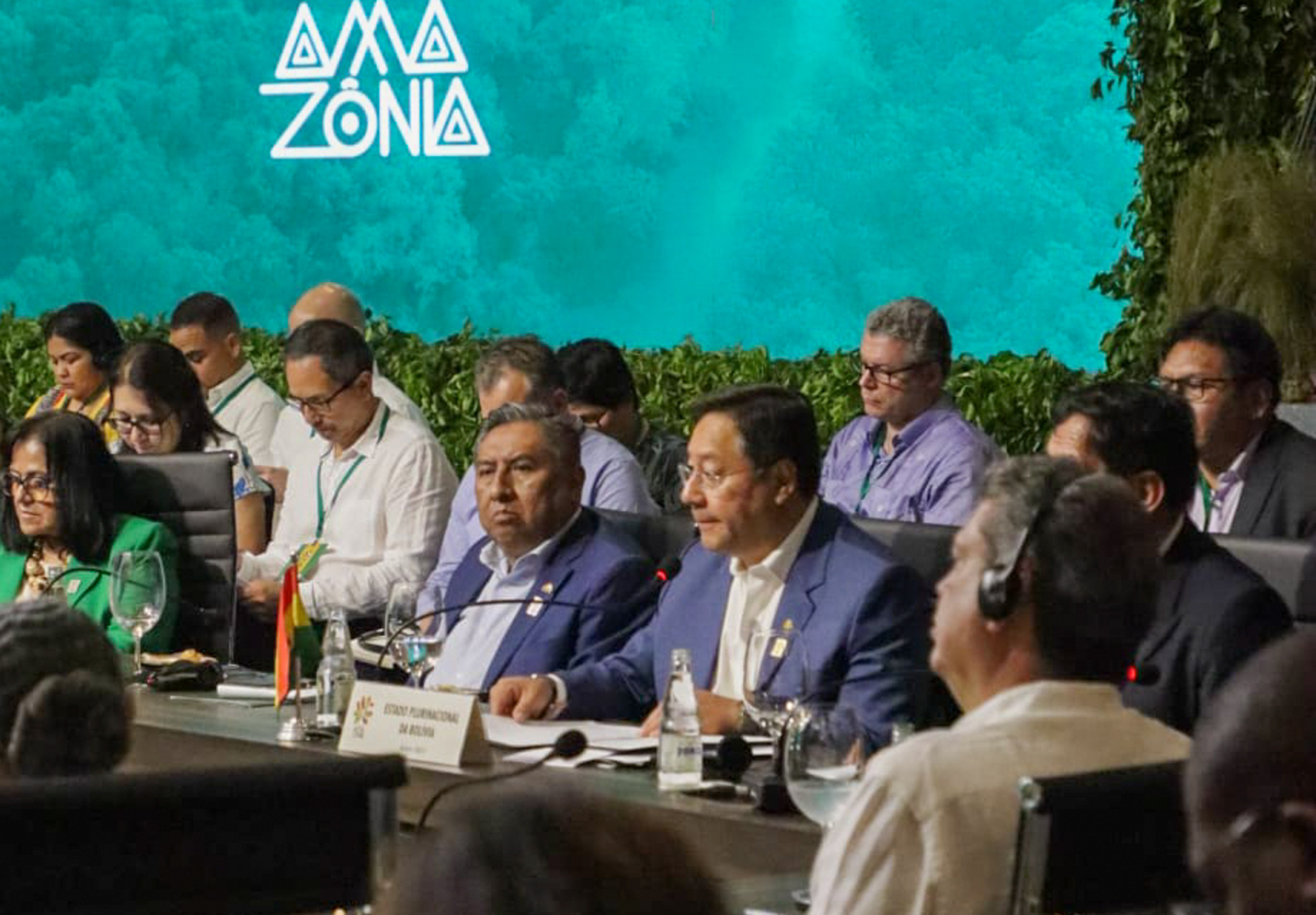 Presidente Arce demanda a potencias pasar de la contribución lírica a la práctica para preservar la Amazonía
