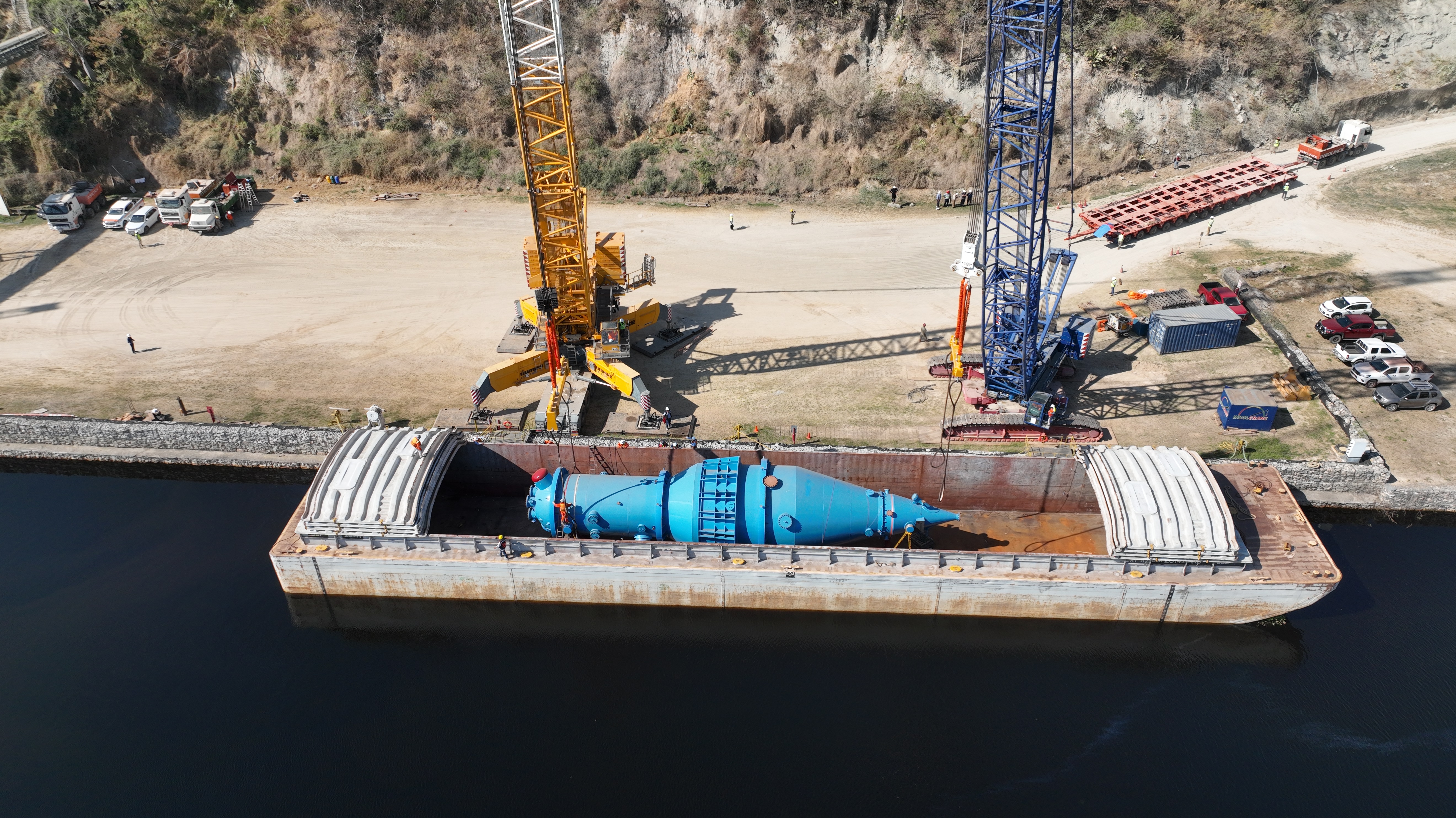 Anuncian corte de tráfico temporal este viernes para el transporte del reactor de la Siderúrgica del Mutún 