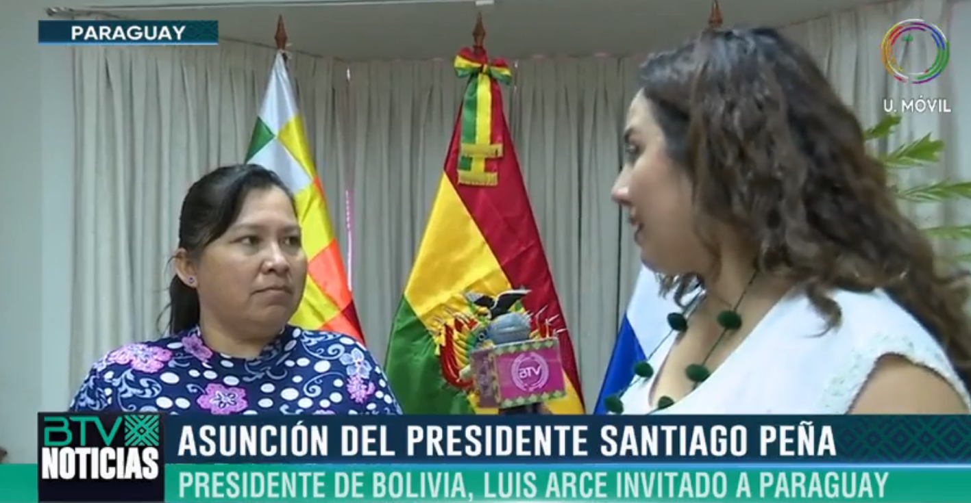 Arce participará en los actos protocolares por la asunción de Santiago Peña como nuevo presidente de Paraguay