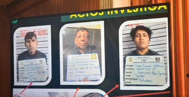 Aprehenden a tres involucrados en el atraco armado a una casa de cambios de El Alto