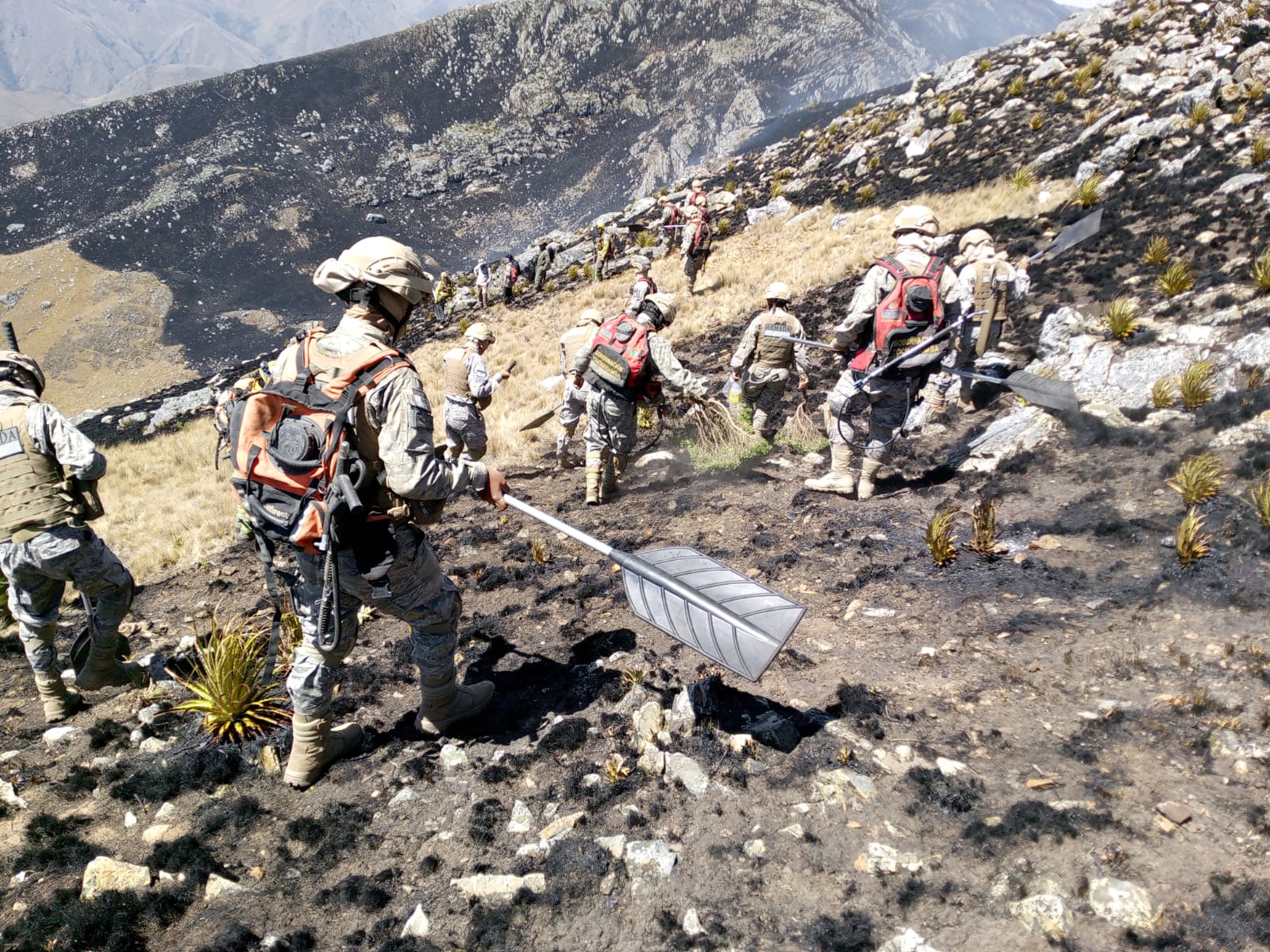 Comando de las FFAA sofocó 23 incendios a agosto, Cochabamba fue el más afectado