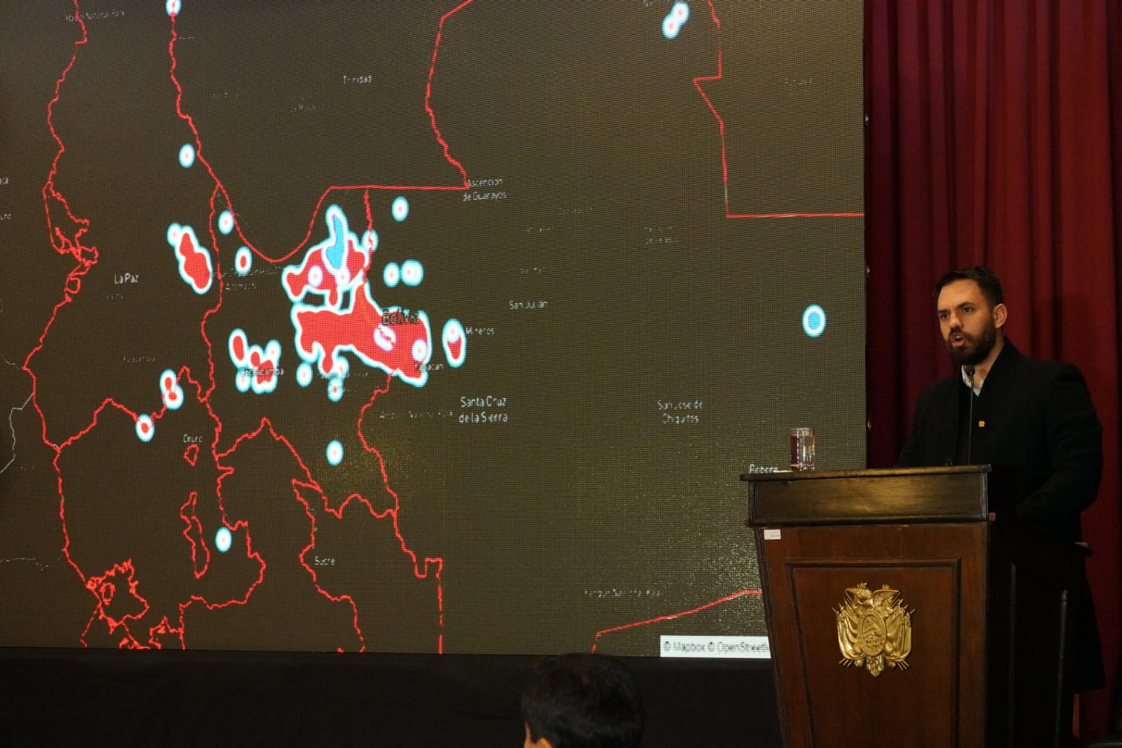 Del Castillo presenta mapa del narcotráfico en Bolivia, la mayor parte se encuentra en el Chapare