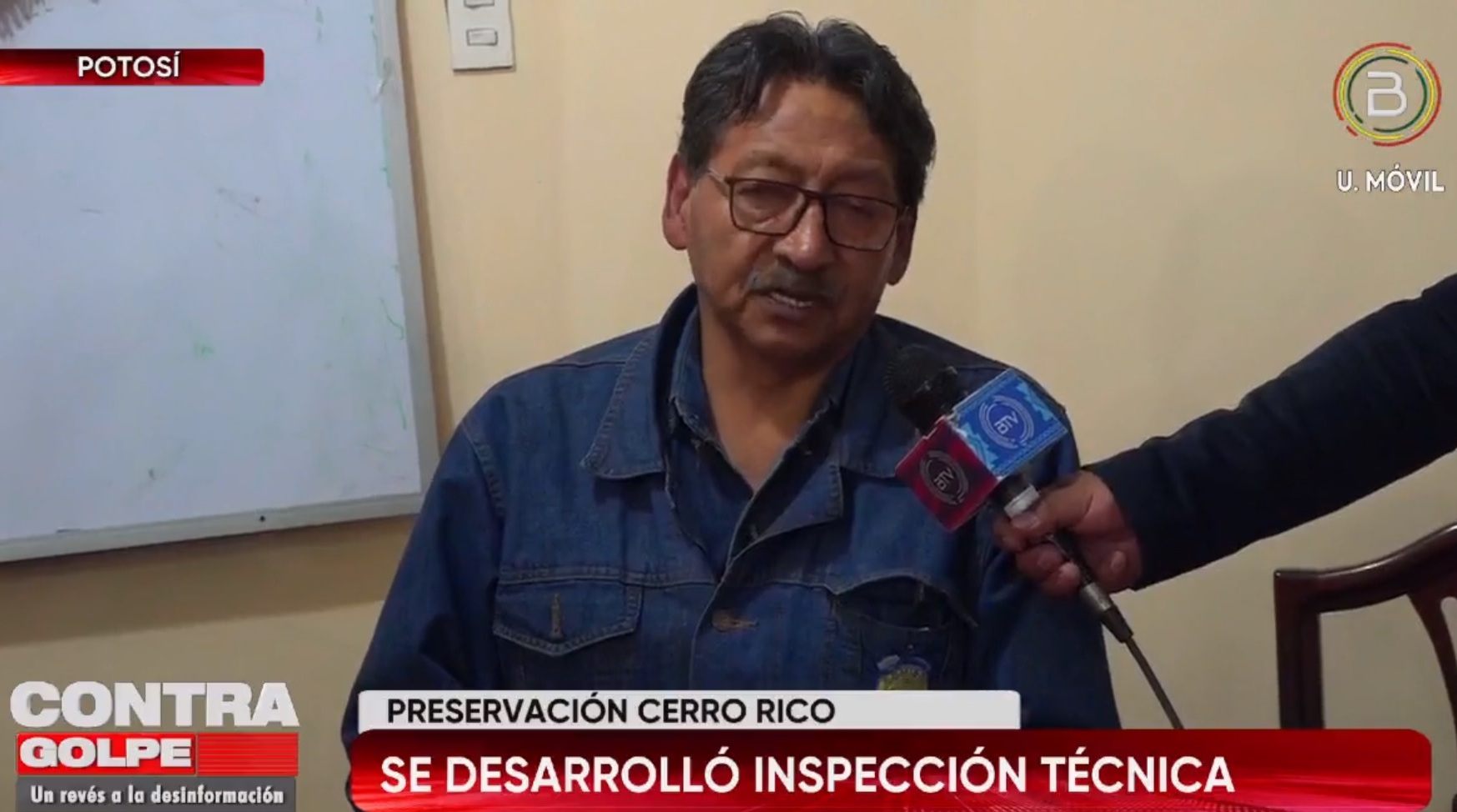 Comisión verifica avances en mitigación y conservación geológica del Cerro Rico de Potosí