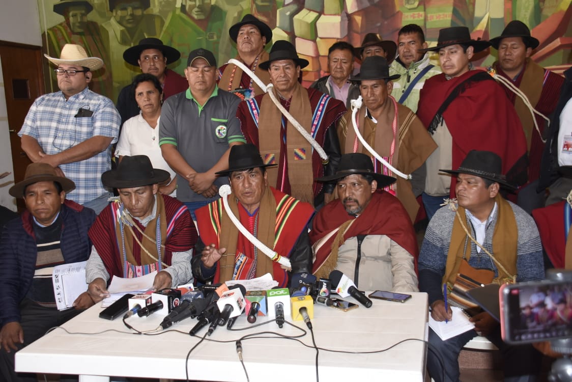 CSUTCB rechaza postura intransigente de facción campesina y llama a la reflexión y a la unidad