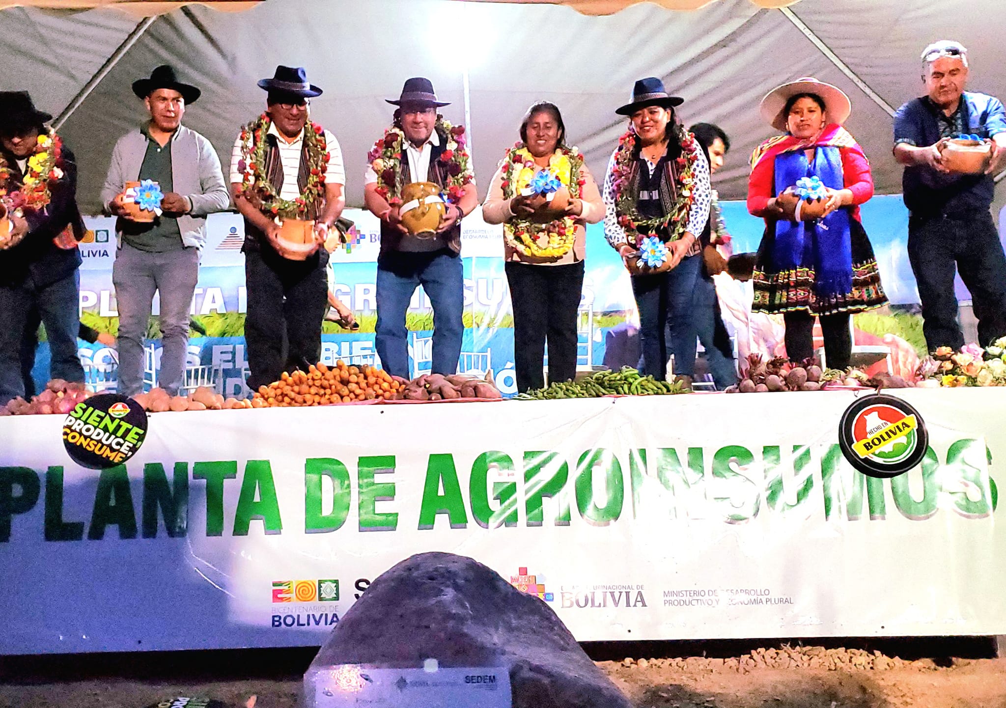 En Capinota se edificará una Planta de Agroinsumos con Bs 60,1 millones