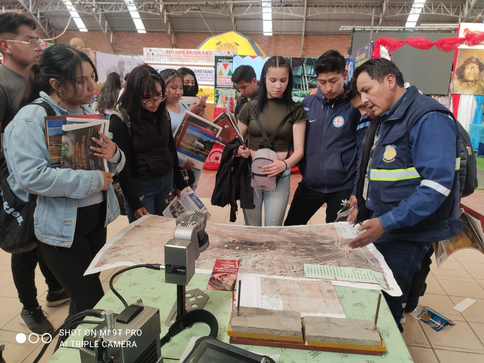 Comibol informó en feria minera sobre la mitigación geológica en el Cerro Rico de Potosí
