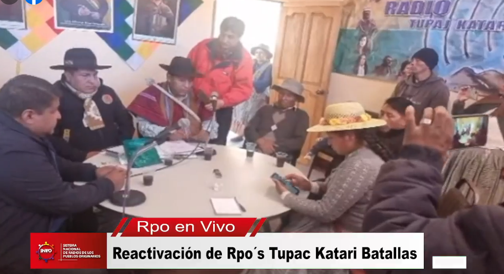Reactivan la radio Tupac Katari Batallas 99.5 FM para que se escuche la voz de las áreas rurales