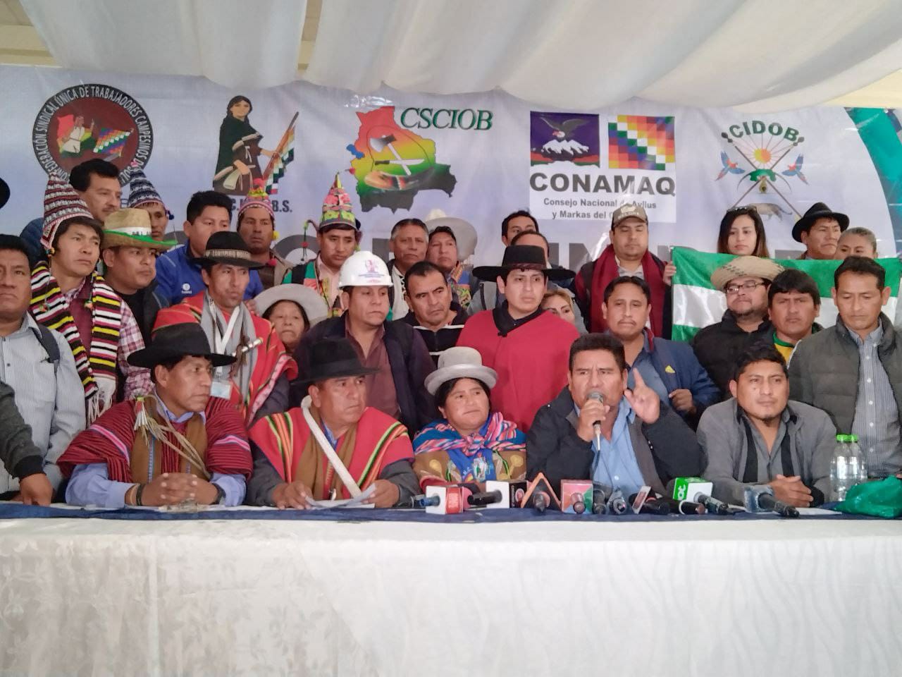 Pacto de Unidad desconoce congreso de Lauca Ñ y advierte que asumirá acciones “de hecho y derecho”