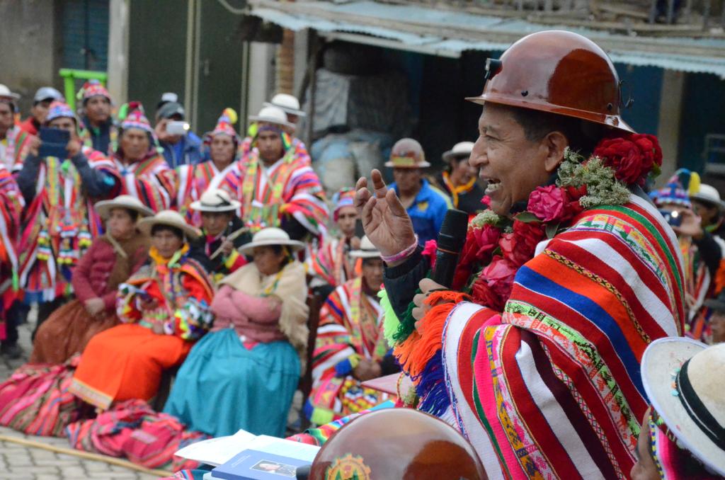 Choquehuanca aboga por la unidad y destaca que en la comunidad no hay división