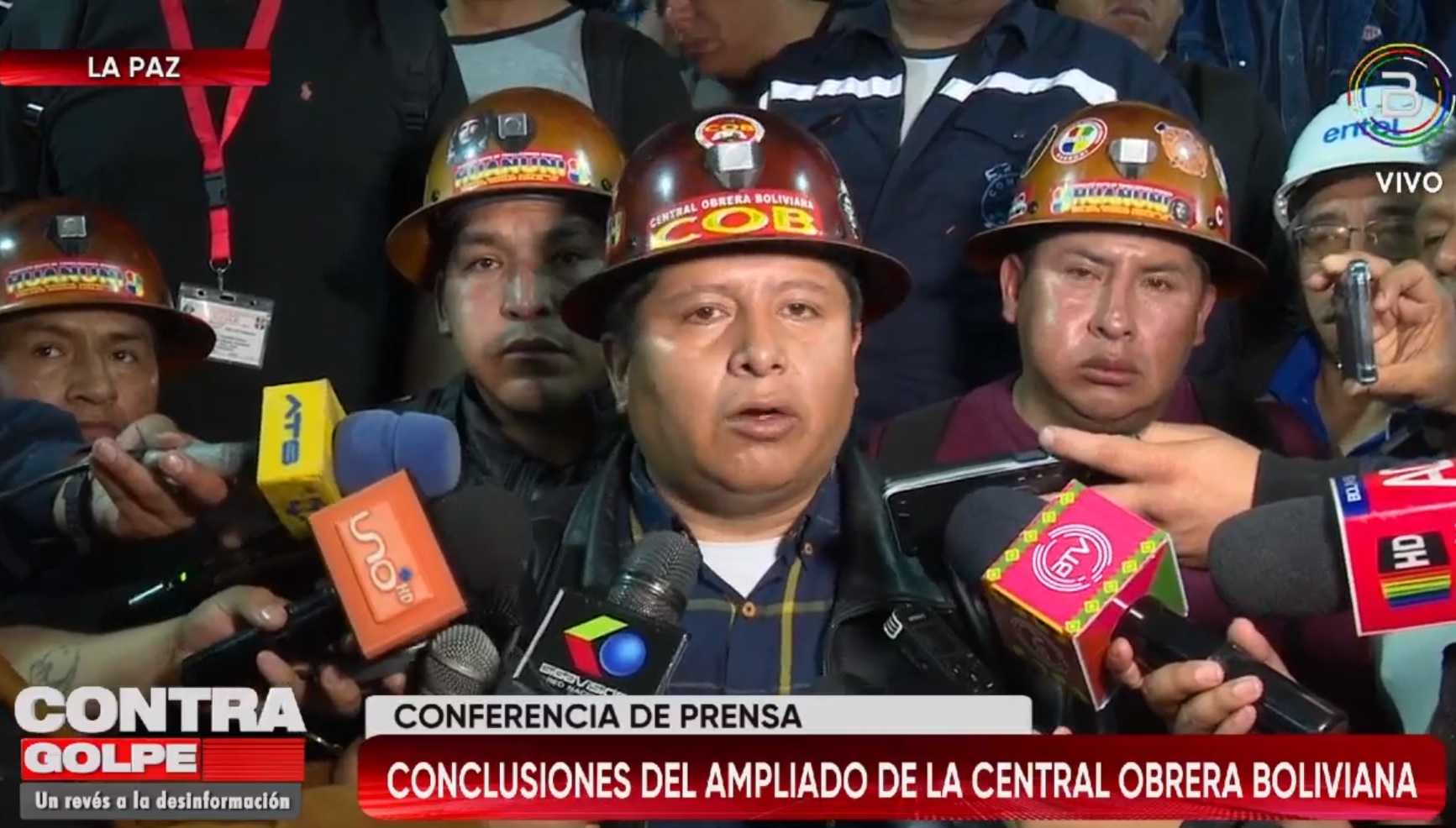 COB desconoce congreso de Lauca Ñ, define asistir al cabildo del 17 y recuperar el instrumento político para las organizaciones