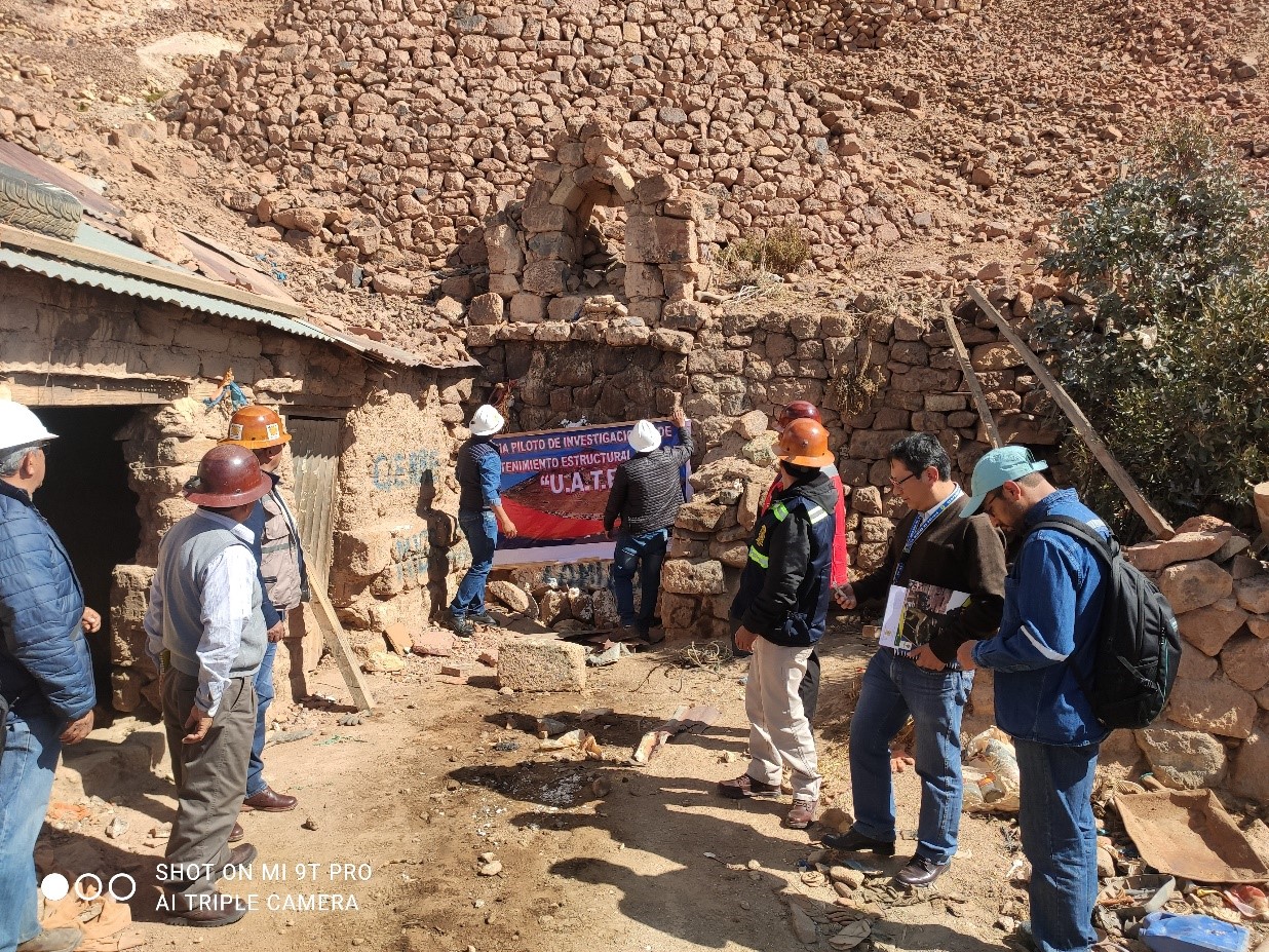 Comibol entrega bocaminas a la U Tomás Frías para estudios de estabilización de la cúspide del Cerro Rico de Potosí
