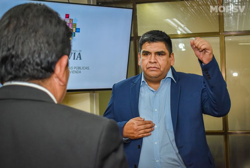 Raúl Vedia asume como gerente de la Empresa de Construcción con la instrucción de concretar al menos seis proyectos