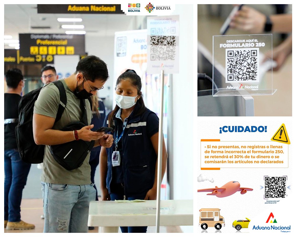 Más de un millón de personas cumplieron con el Formulario 250 para ingresar o salir de Bolivia