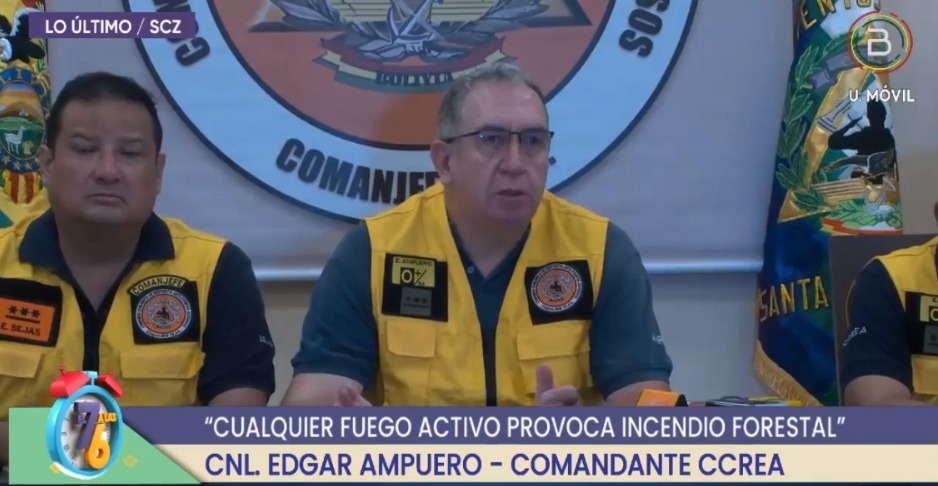 Focos de calor suben a 1.822 y anuncian sobrevuelo de reconocimiento para descartar incendios 