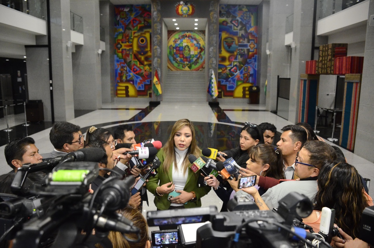 Viceministra Alcón asegura que el gobierno se mantendrá firme frente a la guerra externa e interna